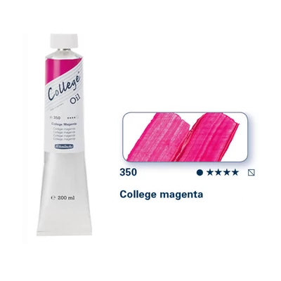 Schmincke College uljana boja, 200 ml - 350, college magenta