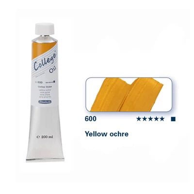 Schmincke College uljana boja, 200 ml - 600, yellow ochre