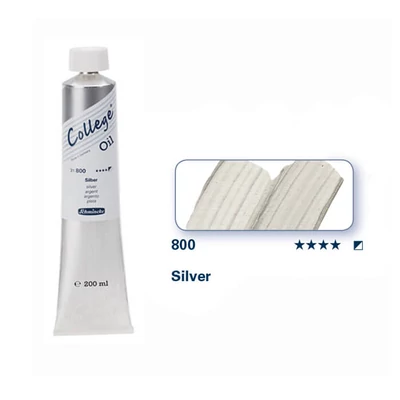 Schmincke College uljana boja, 200 ml - 800, silver
