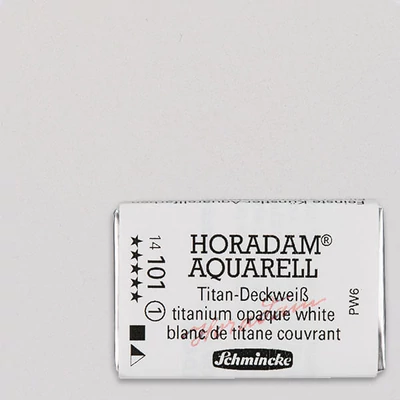 Schmincke Horadam akvarel boja, 1/1 svilenkasta - 01, titanium opaque white