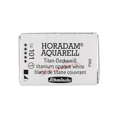Schmincke Horadam akvarel boja, 1/1 svilenkasta - 01, titanium opaque white