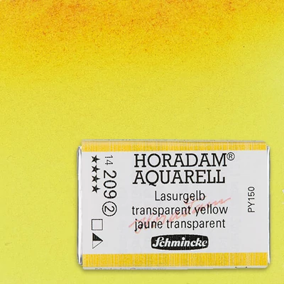 Schmincke Horadam akvarel boja, 1/1 svilenkasta - 09, transparent yellow