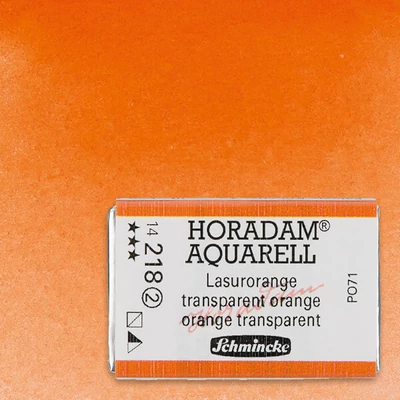 Schmincke Horadam akvarel boja, 1/1 svilenkasta - 18, transparent orange