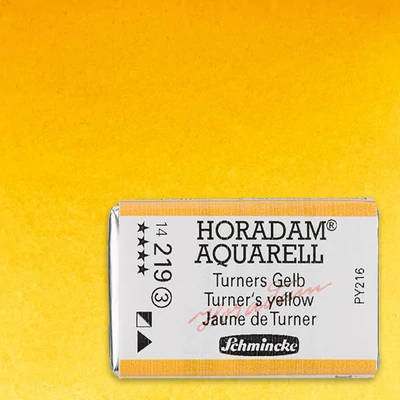 Schmincke Horadam akvarel boja, 1/1 svilenkasta - 19, turner's yellow
