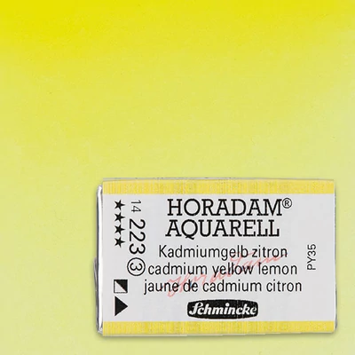 Schmincke Horadam akvarel boja, 1/1 svilenkasta - 23, cadmium yellow lemon