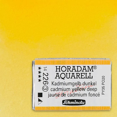 Schmincke Horadam akvarel boja, 1/1 svilenkasta - 26, cadmium yellow deep