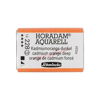 Schmincke Horadam akvarel boja, 1/1 svilenkasta - 28, cadmium orange deep