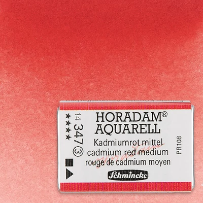 Schmincke Horadam akvarel boja, 1/1 svilenkasta - 47, cadmium red medium