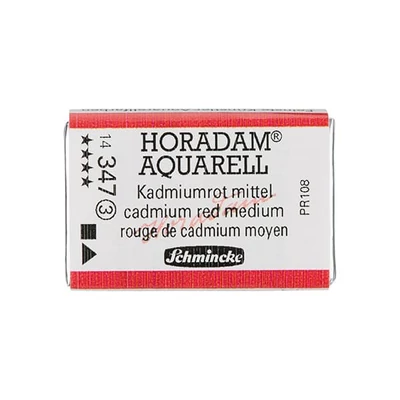 Schmincke Horadam akvarel boja, 1/1 svilenkasta - 47, cadmium red medium