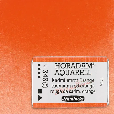 Schmincke Horadam akvarel boja, 1/1 svilenkasta - 48, cadmium red orange
