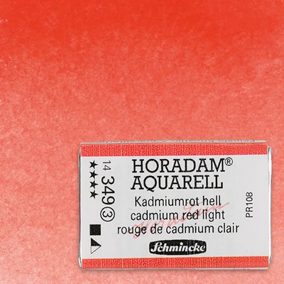 Schmincke Horadam akvarel boja, 1/1 svilenkasta - 49, cadmium red light