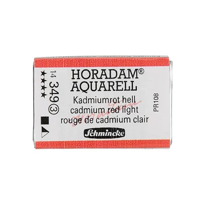 Schmincke Horadam akvarel boja, 1/1 svilenkasta - 49, cadmium red light