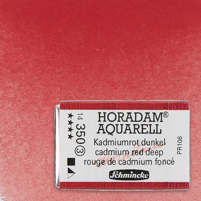 Schmincke Horadam akvarel boja, 1/1 svilenkasta - 50, cadmium red deep