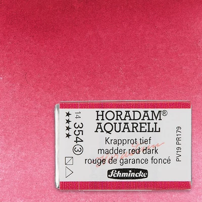 Schmincke Horadam akvarel boja, 1/1 svilenkasta - 54, madder red dark