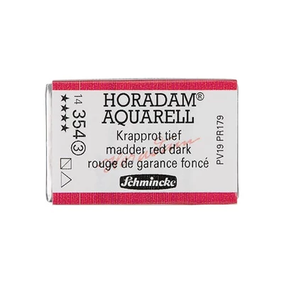Schmincke Horadam akvarel boja, 1/1 svilenkasta - 54, madder red dark