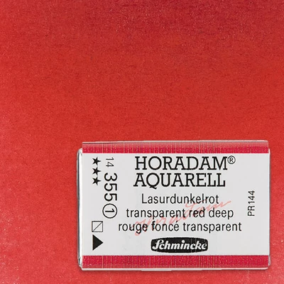 Schmincke Horadam akvarel boja, 1/1 svilenkasta - 55, transparent red deep