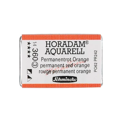 Schmincke Horadam akvarel boja, 1/1 svilenkasta - 60, permanent red orange
