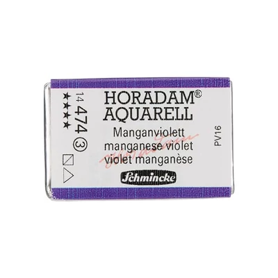 Schmincke Horadam akvarel boja, 1/1 svilenkasta, granulacija - 474, manganese violet