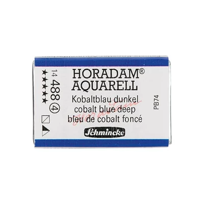 Schmincke Horadam akvarel boja, 1/1 svilenkasta, granulacija - 488, kobaltno plava duboka