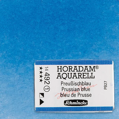 Schmincke Horadam akvarel boja, 1/1 svilenkasta - 92, prussian blue