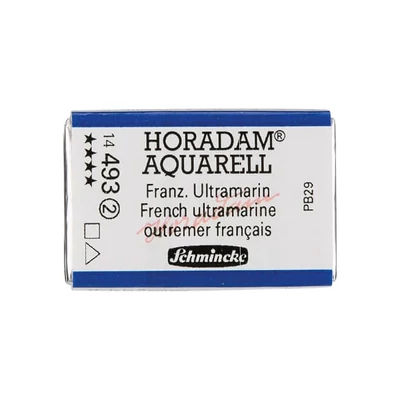 Schmincke Horadam akvarel boja, 1/1 svilenkasta, granulacija - 493, francuski ultramarin
