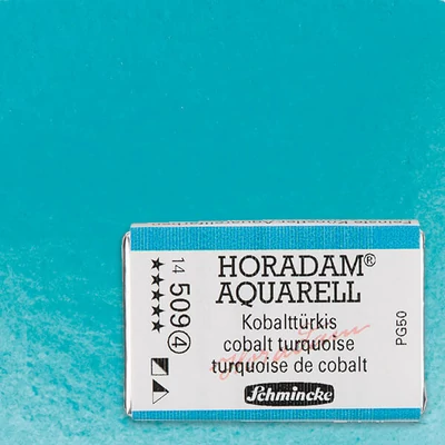 Schmincke Horadam akvarel boja, 1/1 svilenkasta, granulacija - 509, kobalt tirkizna