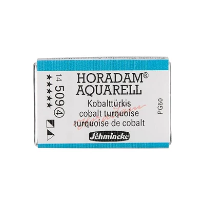 Schmincke Horadam akvarel boja, 1/1 svilenkasta, granulacija - 509, kobalt tirkizna