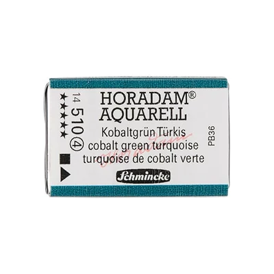 Schmincke Horadam akvarel boja, 1/1 svilenkasta, granulacija - 510, kobalt zelena tirkizna