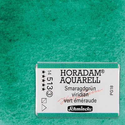 Schmincke Horadam akvarel boja, 1/1 svilenkasta, granulacija - 513, viridian