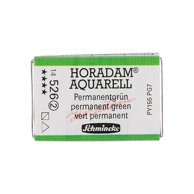 Schmincke Horadam akvarel boja, 1/1 svilenkasta - 26, permanent green