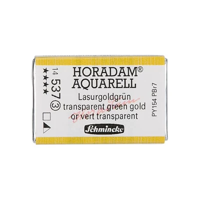 Schmincke Horadam akvarel boja, 1/1 svilenkasta - 37, transparent green gold