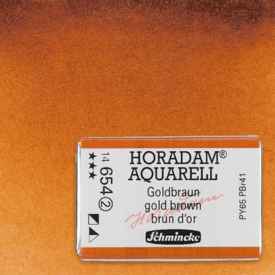 Schmincke Horadam akvarel boja, 1/1 svilenkasta - 54, gold brown