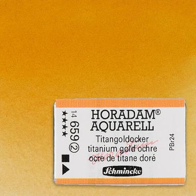 Schmincke Horadam akvarel boja, 1/1 svilenkasta - 59, titanum gold ochre