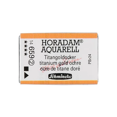 Schmincke Horadam akvarel boja, 1/1 svilenkasta - 59, titanum gold ochre
