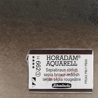 Schmincke Horadam akvarel boja, 1/1 svilenkasta - 62, sepia brown reddish