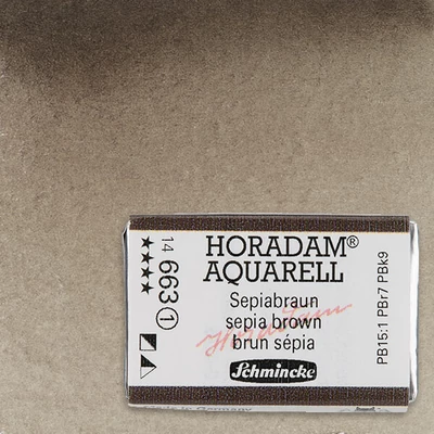 Schmincke Horadam akvarel boja, 1/1 svilenkasta - 63, sepia brown