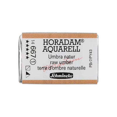 Schmincke Horadam akvarel boja, 1/1 svilenkasta, granulacija - 667, sirova umbra