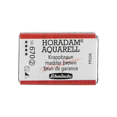 Schmincke Horadam akvarel boja, 1/1 svilenkasta - 70, madder brown