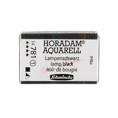 Schmincke Horadam akvarel boja, 1/1 svilenkasta - 81, lamp black