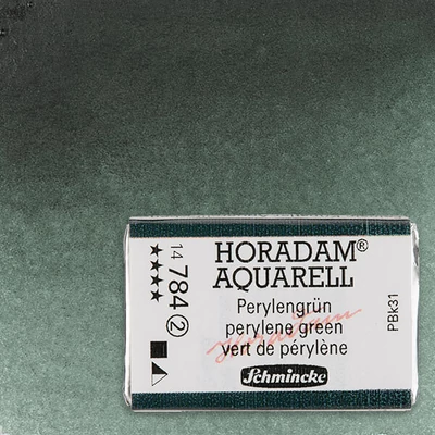 Schmincke Horadam akvarel boja, 1/1 svilenkasta - 84, perylene green