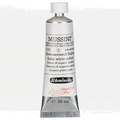 Schmincke Mussini uljana boja, 35 ml - 101 flake white subst.