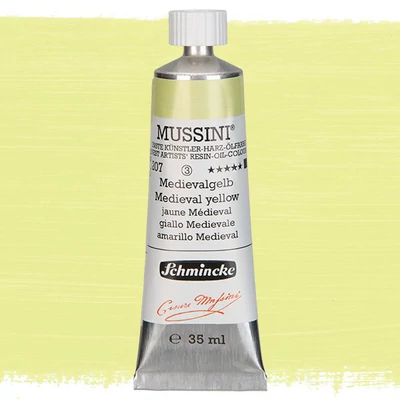 Schmincke Mussini uljana boja, 35 ml - 207, medieval yellow
