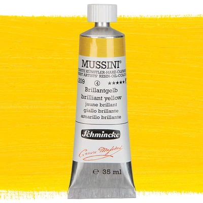 Schmincke Mussini uljana boja, 35 ml - 209, brilliant yellow