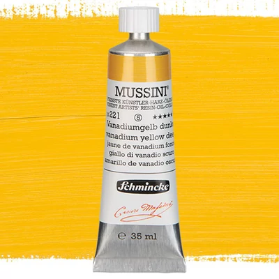 Schmincke Mussini uljana boja, 35 ml - 221, vanadium yellow deep