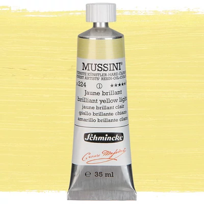 Schmincke Mussini uljana boja, 35 ml - 224, brilliant yellow light