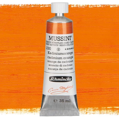Schmincke Mussini uljana boja, 35 ml - 230, cadmium orange