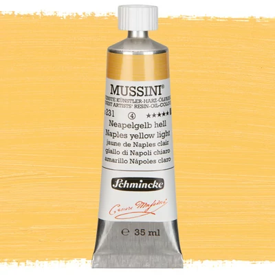 Schmincke Mussini uljana boja, 35 ml - 231, naples yellow light