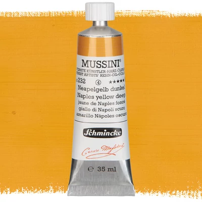 Schmincke Mussini uljana boja, 35 ml - 232, naples yellow deep