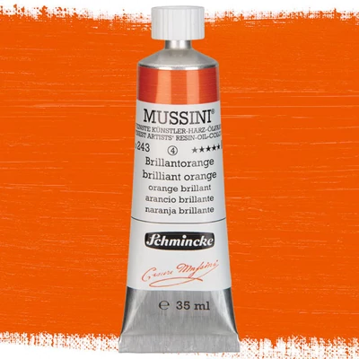 Schmincke Mussini uljana boja, 35 ml - 243, chrome orange tone