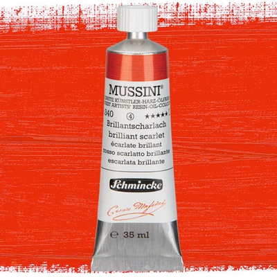 Schmincke Mussini uljana boja, 35 ml - 340, brilliant scarlet